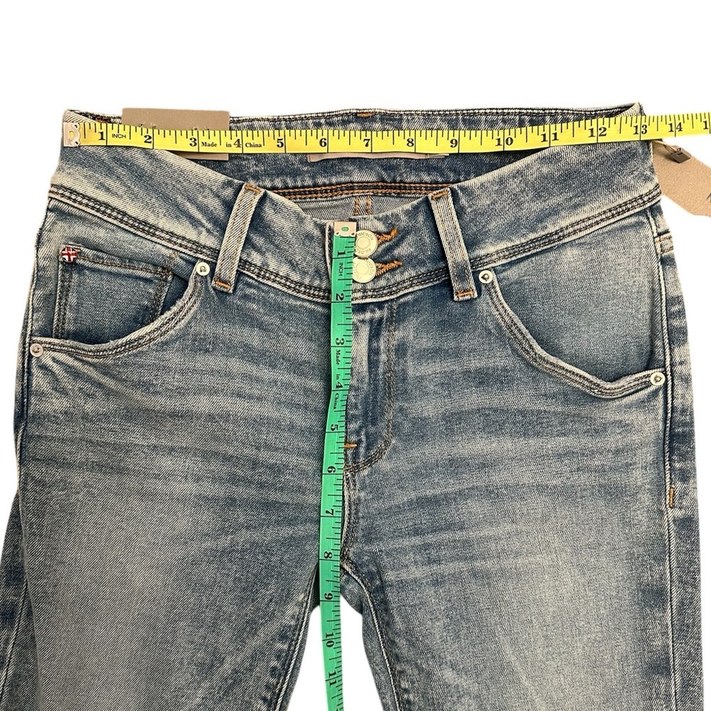 HUDSON Jeans Beth Low to Mid-Rise Baby Bootcut Petite Motion Blue Women Size 25 - Picture 11 of 17